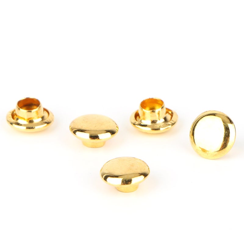 10PCS Colorful Rhinestone Rivets Cap Stud For Diy Craft Decoration(pink Crystal) - Image 2