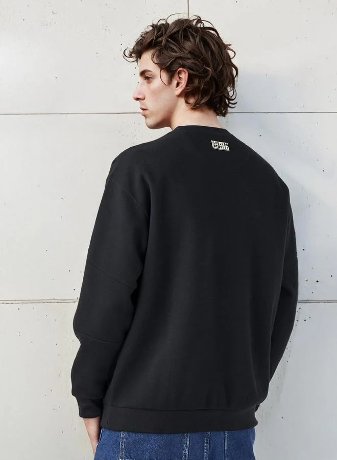 Lee Cooper  Lee Cooper Textured Pique Sweatshirt for Men | Best Price UAE