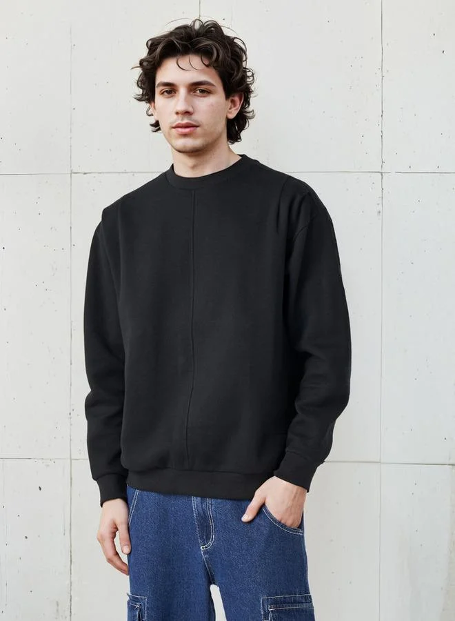Lee Cooper  Lee Cooper Textured Pique Sweatshirt for Men | Best Price UAE