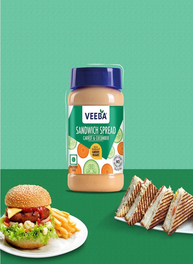 Veeba Carrot and Cucumber Sandwich Spread, 250g - Image 2