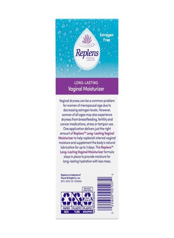Replens Long Lasting Vaginal Moisturizer, 35 g (Pack of 3 14 Applications and One reusable applicator by Replens - Image 3