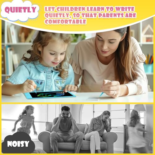 EooCoo Toddler Boy Toys, Kids Gifts, 10 Inch LCD Writing Tablet, Drawing Pad, No Mess Coloring Books for Kids, Travel Games, Gifts for Boys 4-6, Educational Toys for 3 4 5 6 7 Years Old Boys and Girls - Image 5