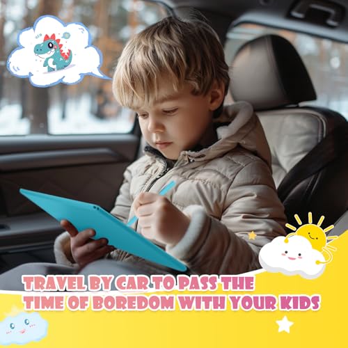 EooCoo Toddler Boy Toys, Kids Gifts, 10 Inch LCD Writing Tablet, Drawing Pad, No Mess Coloring Books for Kids, Travel Games, Gifts for Boys 4-6, Educational Toys for 3 4 5 6 7 Years Old Boys and Girls - Image 3