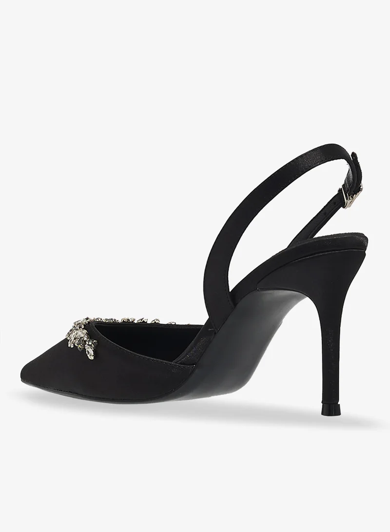 Khizana Black classic_pumps for Women | Best Price UAE