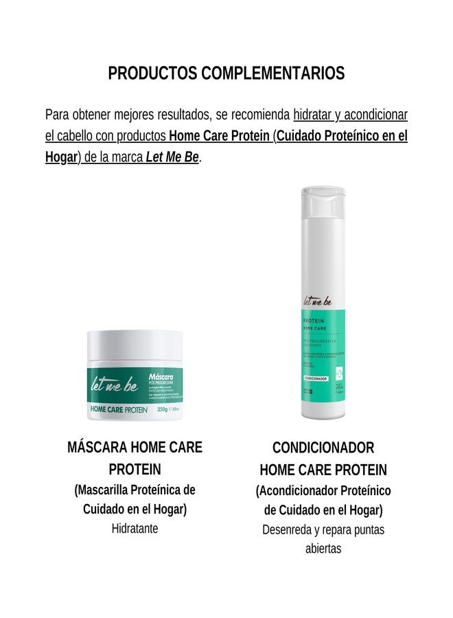 Let Me Be شامبو العناية المنزلية بروتين ليت مي بي 240 مل - شامبو تنعيم ما بعد المعالجة للتحكم في التجاعيد، اللمعان والترطيب - تركيبة غنية بالبروتين والكولاجين لجميع أنواع الشعر - Image 4