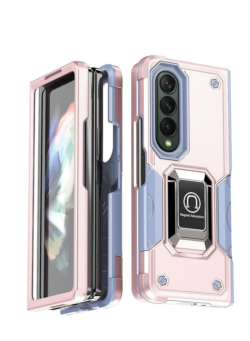 GULFLINK Back Cover Phone Protect Case For Samsung zfold4 Light pink - Image 1