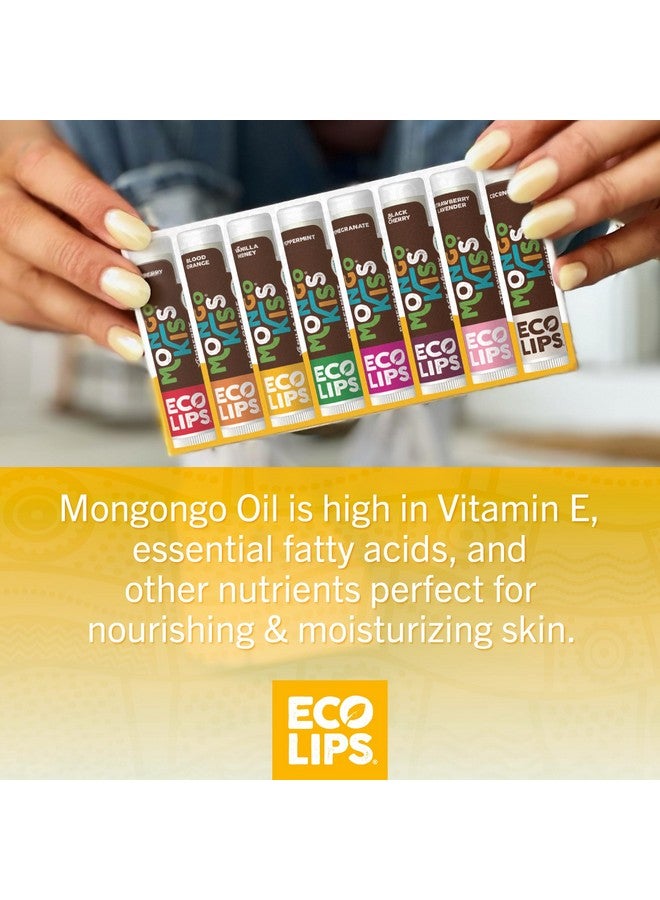 Eco Lips Mongo Kiss USDA Organic Lip Balm Set 8-pack (0.15 oz. each) with Mongongo Oil & Cocoa Butter to Moisturize Chapped Lips | Made in USA by Eco Lips (Variety) - Image 4