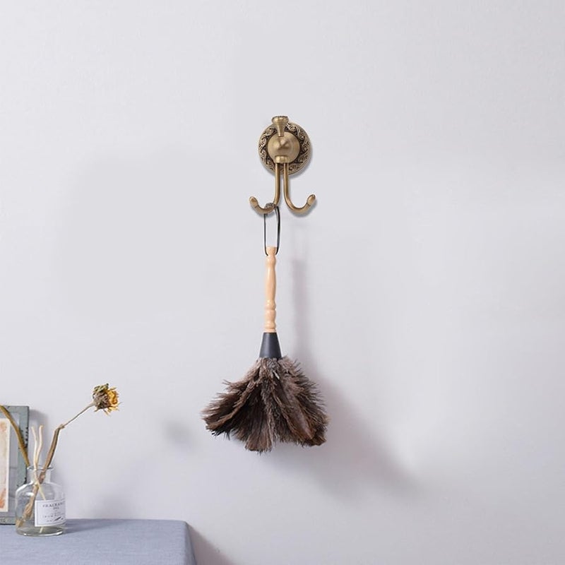 Vintage European Style Copper Wall Mounted Coat Hooks for Bathroom Bedroom - Image 5