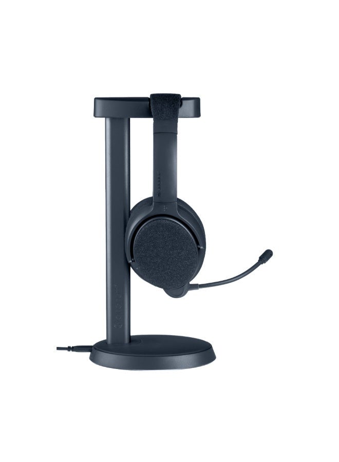 Onanoff Fokus+ Wireless Noise Cancelling Headphones w/ Charging Stand, 50Hrs Battery Life, Superior Audio, HearThru/Fokus/Music Modes, Auto On/Off, for Work, On-line Class, Podcasts, Calls - Blue - Image 2