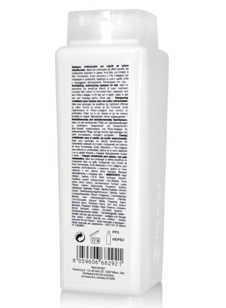 Framesi Morphosis Restructure Shampoo 250ML - Revitalizing Shampoo for Hair Repair - Image 2