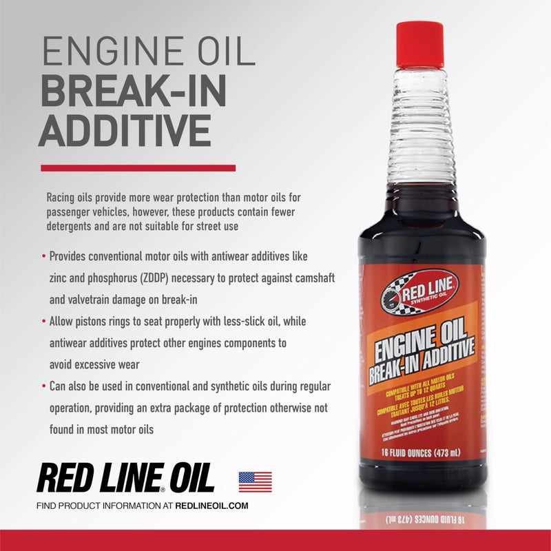Red Line 81403 Engine Oil Break-In Additive - 16 Ounce - Image 3