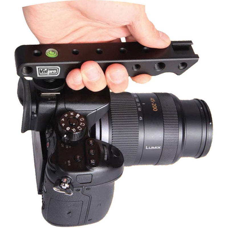 VidPro Shoe Mount Top Handle for DSLR & Mirrorless Cameras, 10lbs Capacity - Image 3