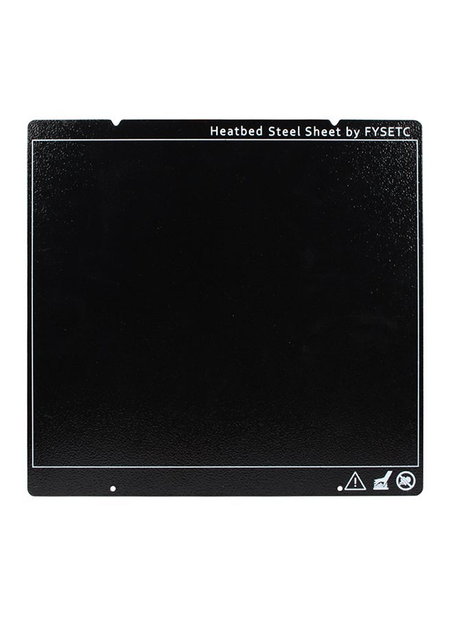 NIBEMINENT 3D Printer Double-Sided Textured PEI Spring Steel Sheet Black  - Image 1