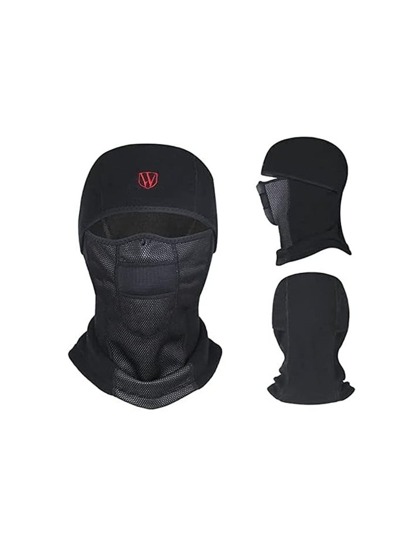 Cool Baby Windproof Protective Riding Mask Bike Caps Mountain Road Bicycle Mask, Black - Image 1