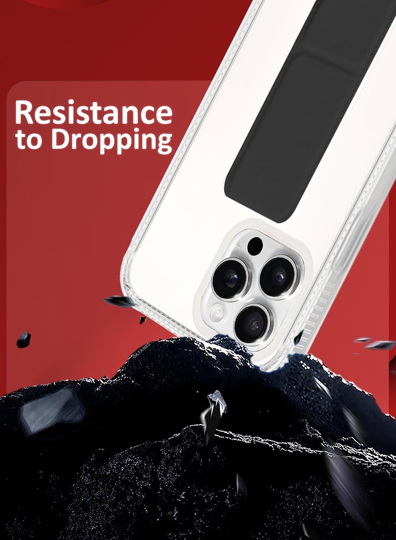 CATANES ( for iPhone 16 Pro Max ) 3 Pack, 1 Case and 2 Screen Protectors, with Phone Grip and Expanding Stand, Kickstand Fully Protective Cover with Phone Grip Holder - Image 4