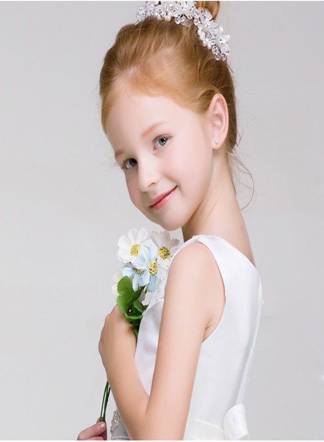 VANVENE Beautiful Ballet Hair Accessories Flower Girl Headbands with Crystals, Pearls and Rhinestones-Perfect for Weddings, Performances, and Parties - Image 5