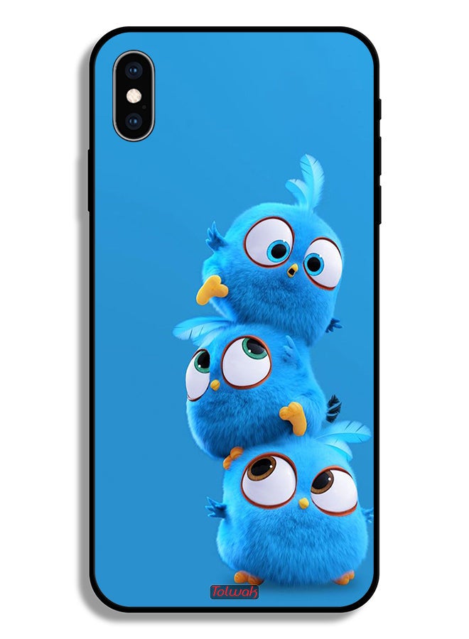 Tolwak Apple iPhone XS Protective Case Cute Birds - Image 2