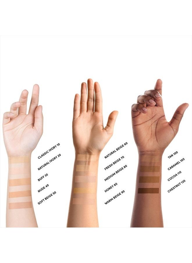 Neutrogena - Healthy Skin Liquid Makeup Foundation, Broad Spectrum SPF 20 Sunscreen, Lightweight & Flawless Coverage Foundation with Antioxidant Vitamin E & Feverfew, 50 Soft Beige, 1 fl. oz - Image 1