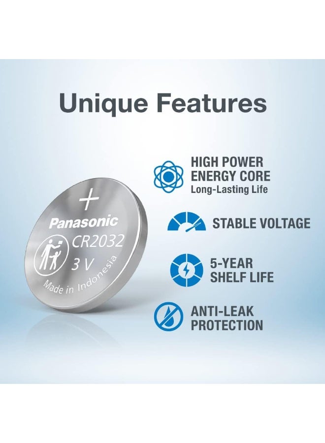 باناسونيك بطاريات ليثيوم CR2032 3 فولت - 5 قطع - Image 2