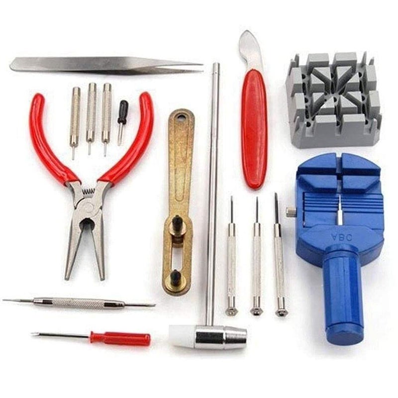 DIY Crafts CTDIYHI31926 Deluxe Watch Opener Tool Kit Repair Pin Remover 16 Pieces Pack of 1 One SetKit