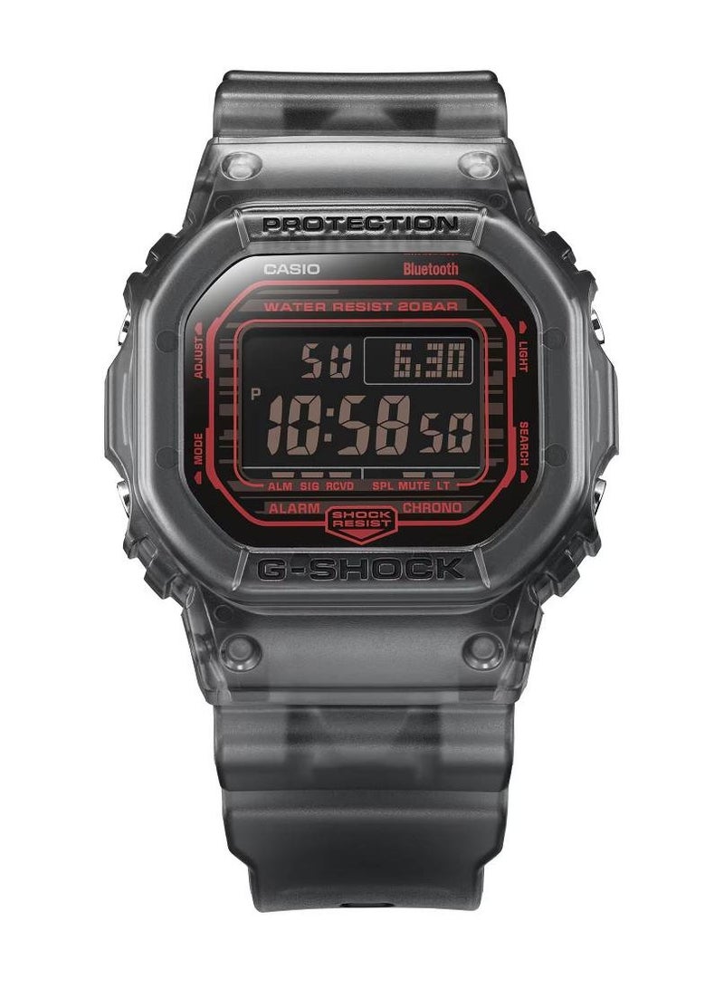 CASIO G-Shock Digital Bluetooth Resin Band Watch DW-B5600G-1 - Image 3