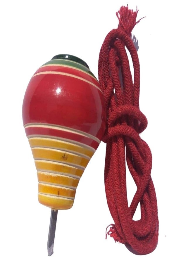 Simple Days Wooden Spinning Top Multicolor - Image 1