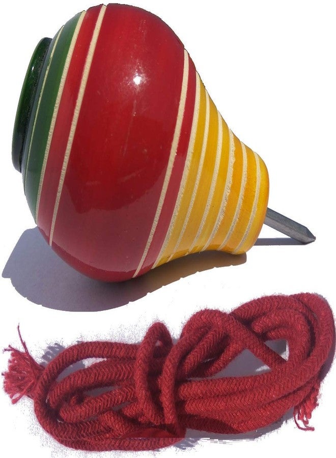 Simple Days Wooden Spinning Top Multicolor - Image 2