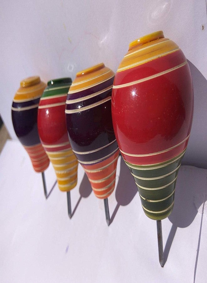 Simple Days Wooden Spinning Top Multicolor - Image 4