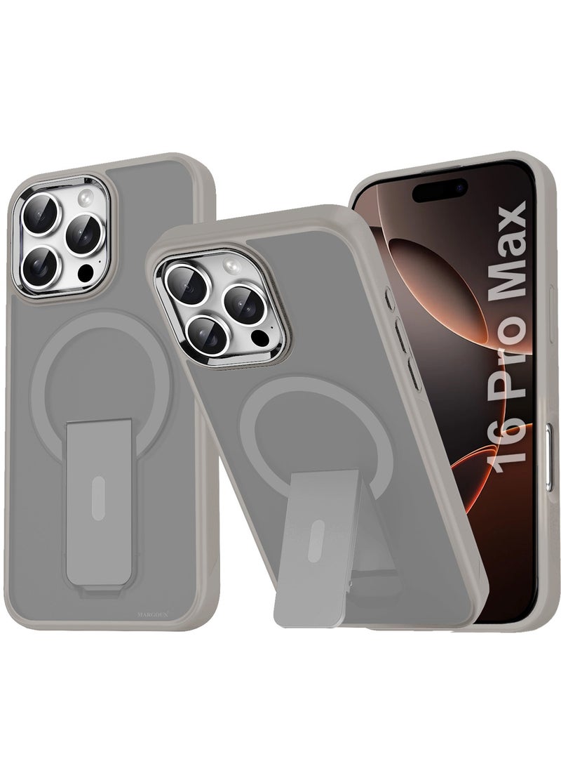 CATANES ( for iPhone 16 Pro Max ) Case Magnetic Kickstand Cover with Screen Camera Protection Support Wireless Charging Cover - Image 1