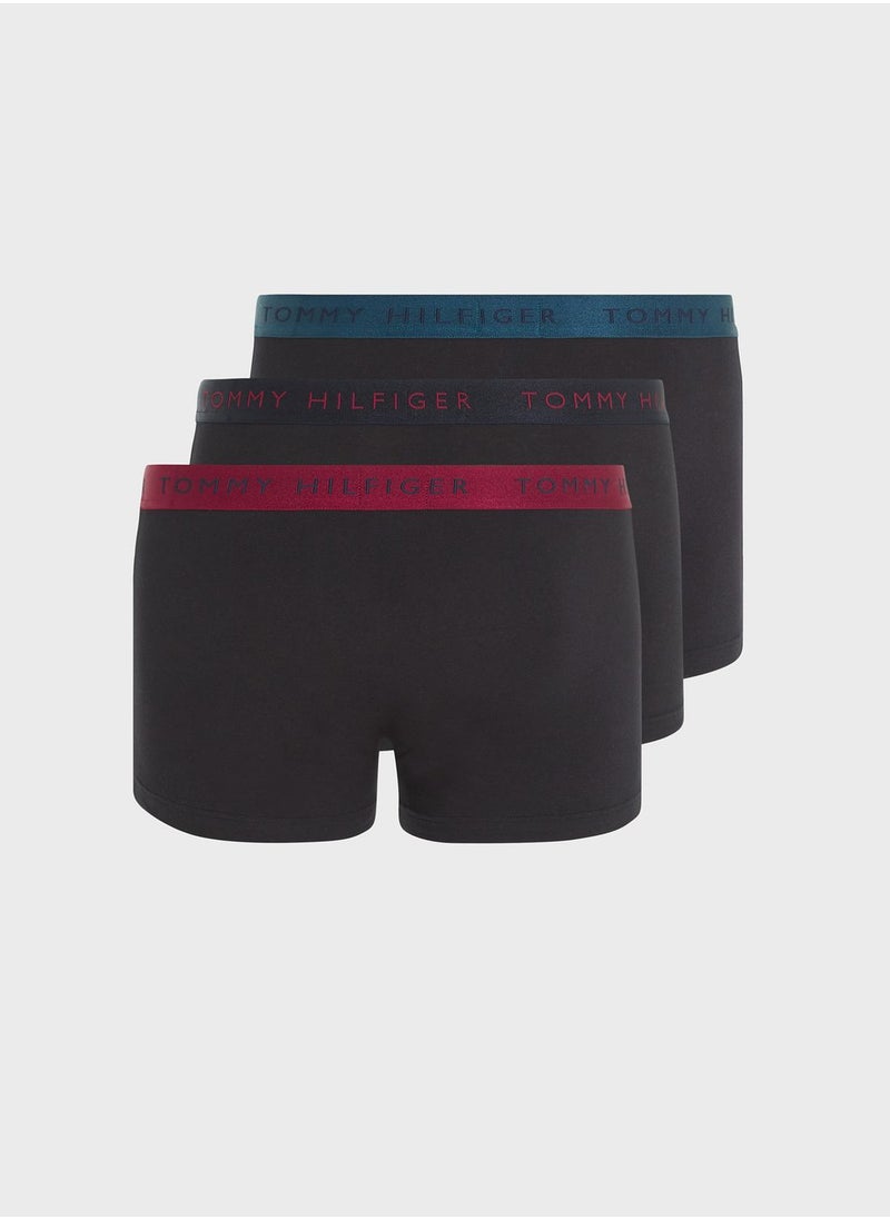 TOMMY HILFIGER - 3 Pack Assorted Trunks - Image 1