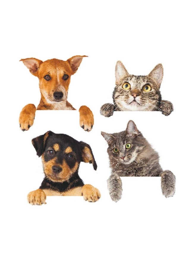 Adam Victor Removable Switch Sticker 8 Cats And Dogs Lovely Wall Sticker Light Switch Decor Decals Family Diy Decor Art Stickers Home Decor Wall Art For Kids Bedroom Office Decoration(4 Styles)  - Image 2