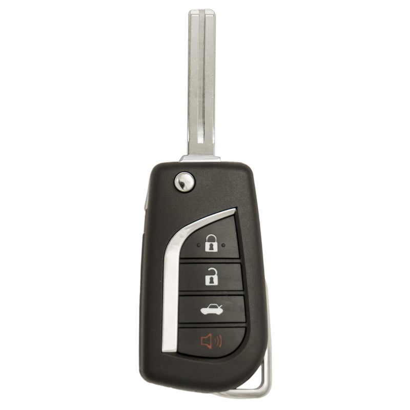 Keyless2Go Replacement for Toyota Camry Remote Flip Key HYQ12BFB 8907006790 H Chip