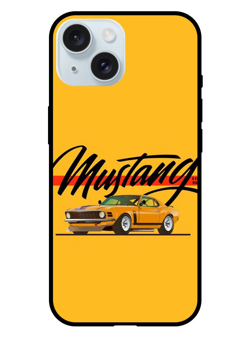 Theodor Protective Case Anti Scratch Shock Proof Bumper Cover For iPhone 15 Plus Mustang - Image 1