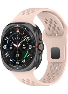 Galaxy Watch Ultra 47MM KRD-119 Perforated Design Silicone Strap-Pink