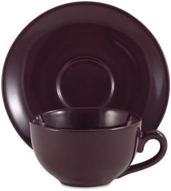 Amsterdam Tea Cup and Saucer  Plum
