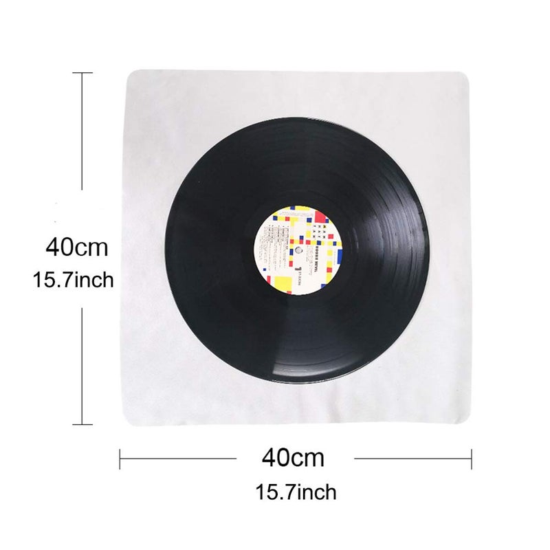 Lucausd Lucausd Record Cleaning Cloth, 15''x15'' Big Size 5 Pack Anti-Static Microfiber Lint Free Cleaner for LP Vinyl Record, Glasses,TV Screen, Laptop  - Image 4