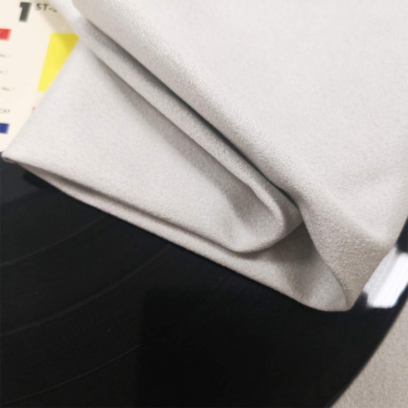 Lucausd Lucausd Record Cleaning Cloth, 15''x15'' Big Size 5 Pack Anti-Static Microfiber Lint Free Cleaner for LP Vinyl Record, Glasses,TV Screen, Laptop  - Image 3
