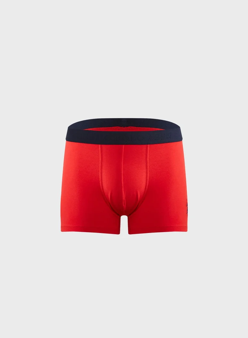 U.S. Polo Assn. 3 Pack Assorted Logo Trunks