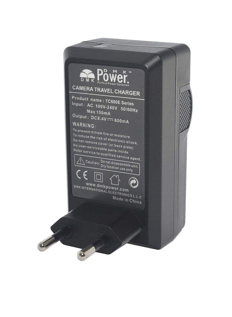 DMK Power CGA-S007E Battery Charger TC600E Compatible with Panasonic TZ3 TZ2 TZ4 - Image 2