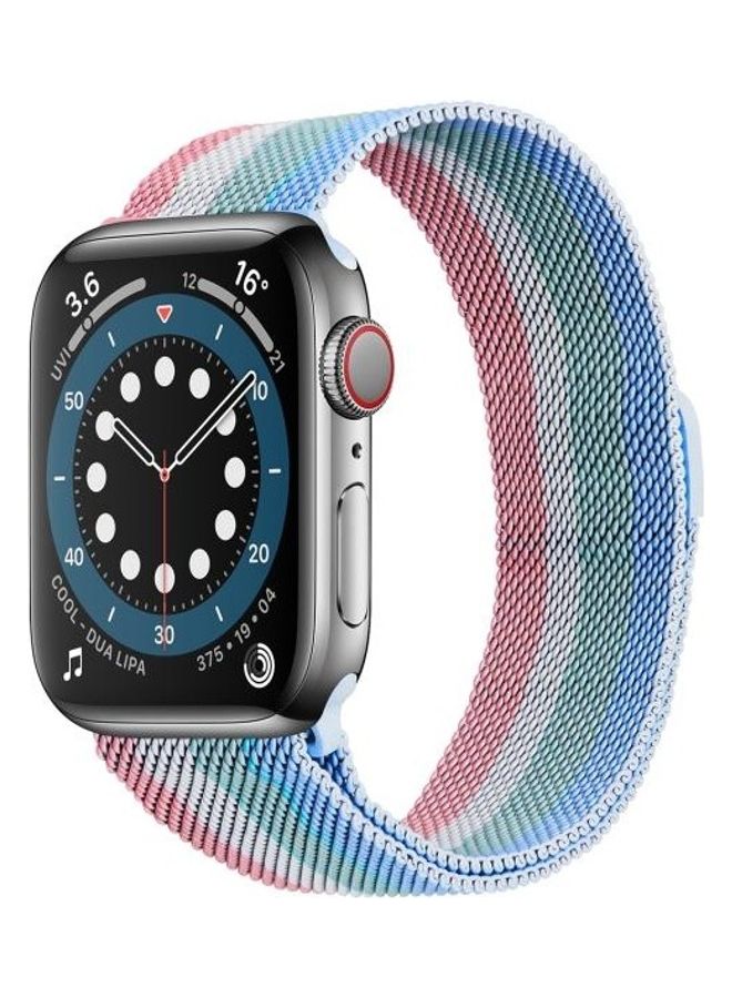 NIBEMINENT Replacement Watchband 13 For Apple Watch Series 7 45mm/6 & SE 5 4 44mm/3 2 1 42mm Multicolour - Image 3