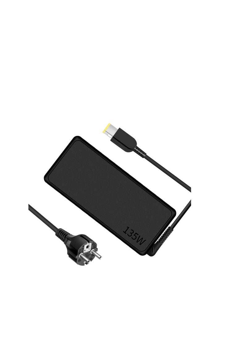 Terabyte 20V 6.75A 135W Laptop Power Supply Charger for Lenovo ADL135NDC3A ADL135NLC3A ADL135NCC3A Thinkpad T440P T450P T460P T470P T540P T550P W540 W550 Workstation Legion Y70 000 00 20 AC Adapter - Image 1