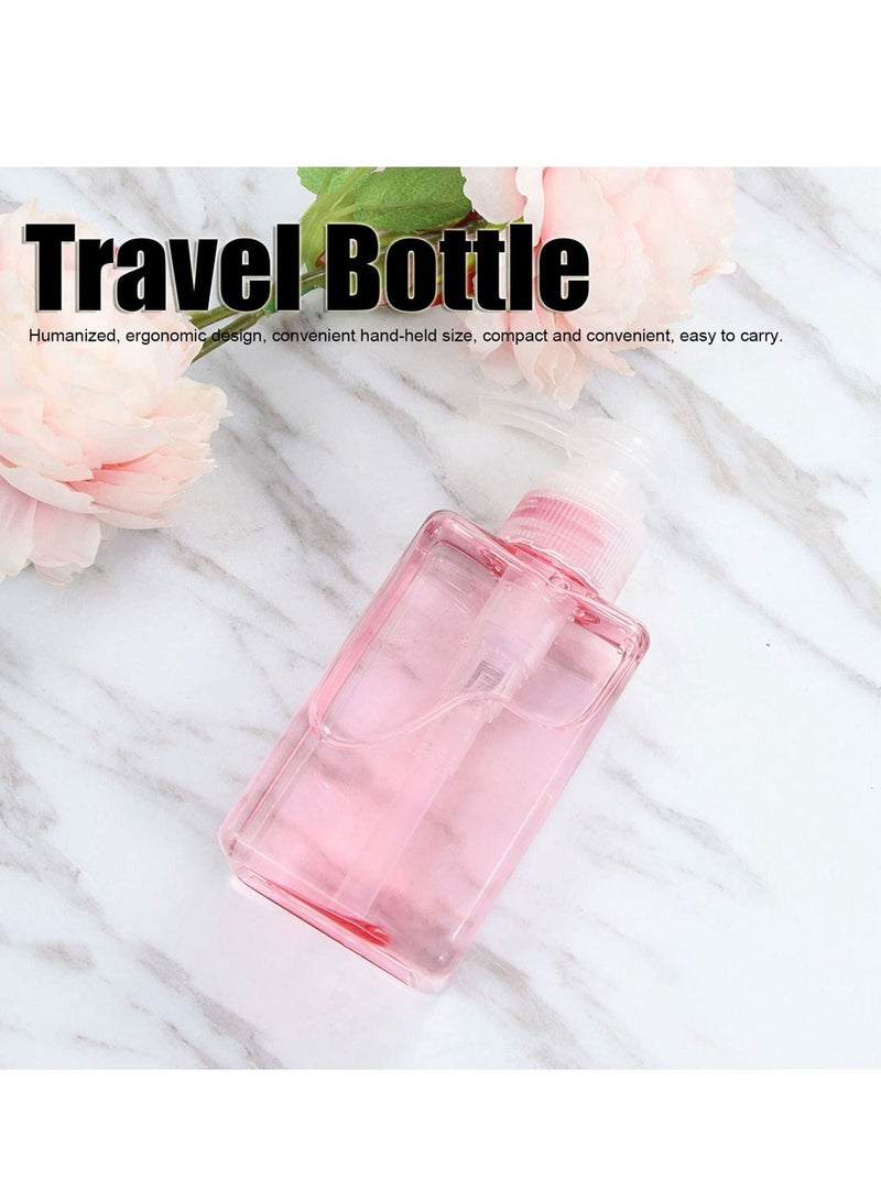 Y&D 100ML Refillable Pump Bottle Dispenser, 3 Pack Portable Travel Containers Empty Shampoo Bottles for Lotion, Shower Gel, Hand Soap  - Image 5