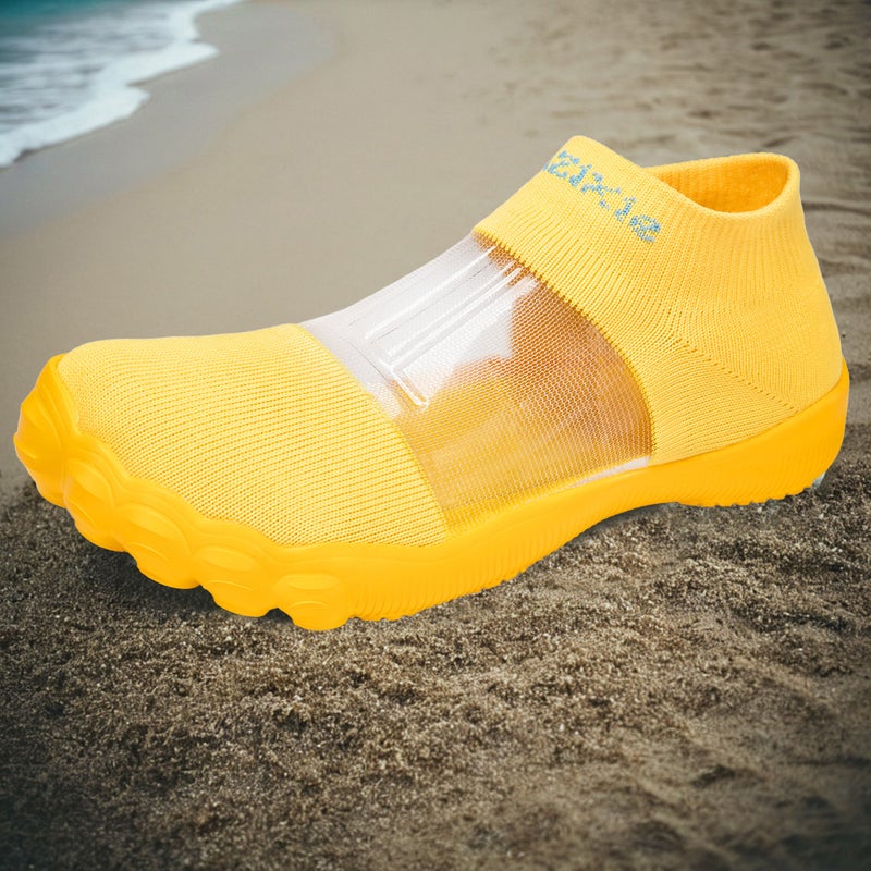 Generic Cross-border Beach Swimming Shoes Outdoor Tracing Shoes Socks for Mens and Womens Water Park Wading Seaside Anti-slip Anti-cut Skin Yellow 8252