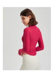 KUYING Shaping Yoga Suit Women's Casual Coat Long Sleeve Zipper Running Skincare Sports Fitness Top  - Image 3