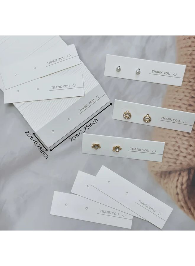 200 قطعة من بطاقات عرض الأقراط مع حامل عداد للإكسسوارات والمجوهرات - Image 4