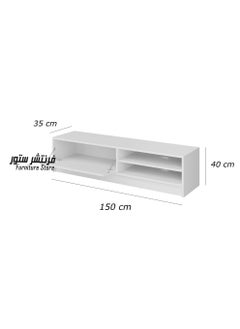 Generic Modern TV unit - height 40 cm - width 150 cm - depth 30 cm, from Furniture Store.  - Image 2