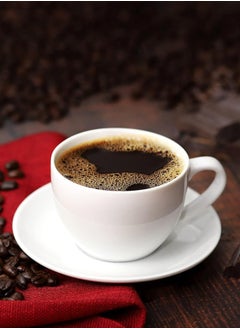 Mash Ceramic White Cup & Saucer Set 230ml, Cappuccino Cups and Saucers Espresso Sets for Serving Hot Tea Latte Cafe Mocha Coffee Drinks Porcelain Microwave Dishwasher Safe 6oz Pack of One  - Image 3