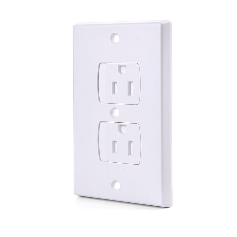AUSTOR 12 Pack Baby Safety Electric Outlet Covers Baby Safety Self Closing Wall Socket Plugs Plate Alternate for Child Proofing - Image 4