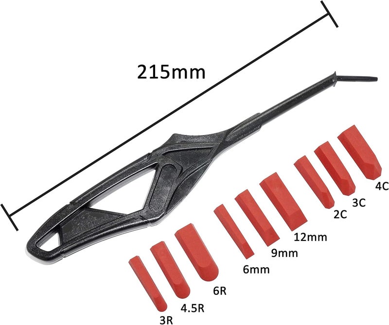 ORX PLUS TOOLS ORXPLUS TOOLS 10pcs Caulking Tool Kit Silicone Finishing Tool for Tight Areas Bathroom Kitchen Window Sink - Image 2