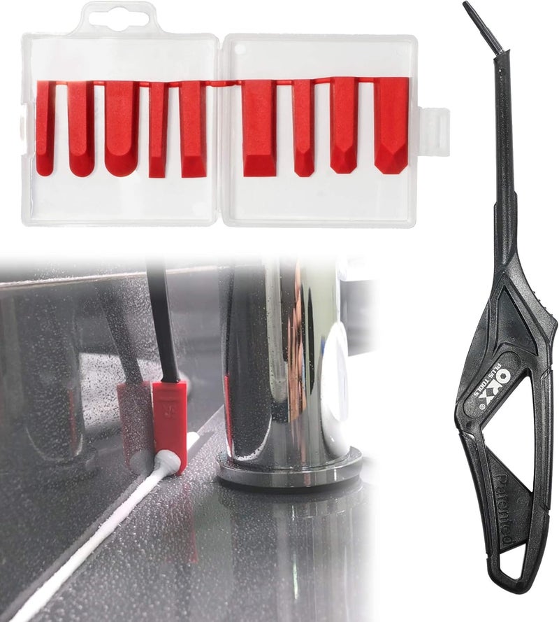 ORX PLUS TOOLS ORXPLUS TOOLS 10pcs Caulking Tool Kit Silicone Finishing Tool for Tight Areas Bathroom Kitchen Window Sink - Image 1